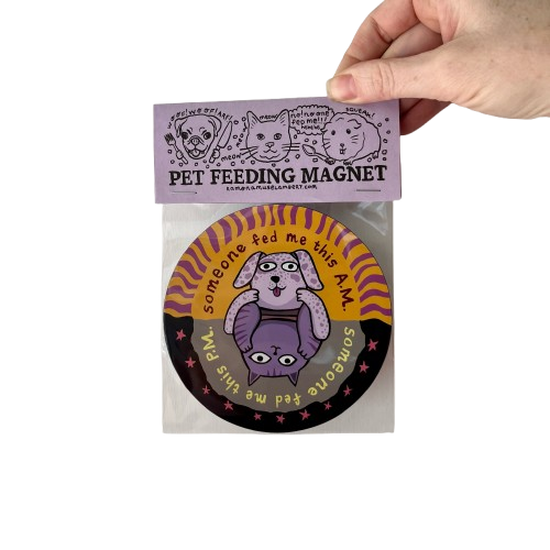 Pet Feeding AM/PM Magnet