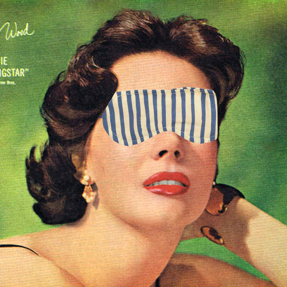 Striped Sleep Mask