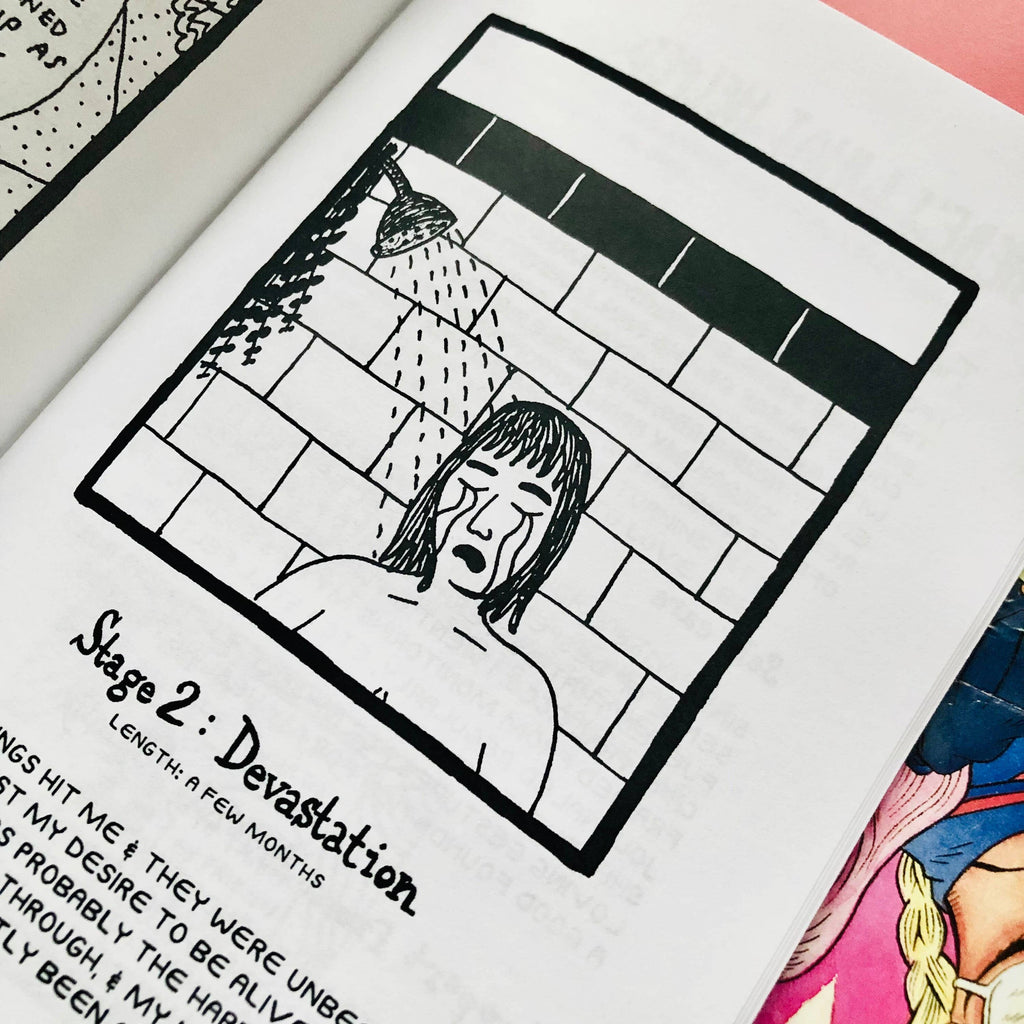 Healing From A Bad Breakup Zine | Heartbreak Grief Healing M