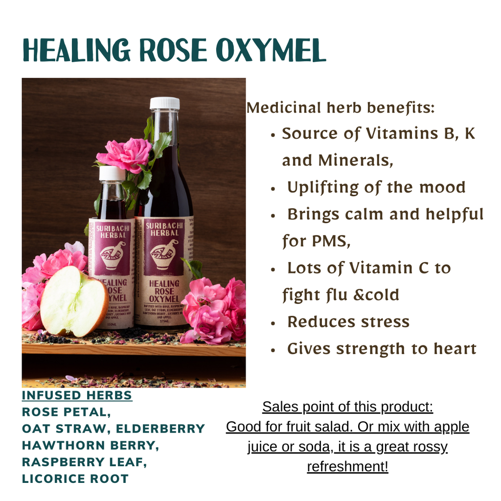 Healing Rose Oxymel