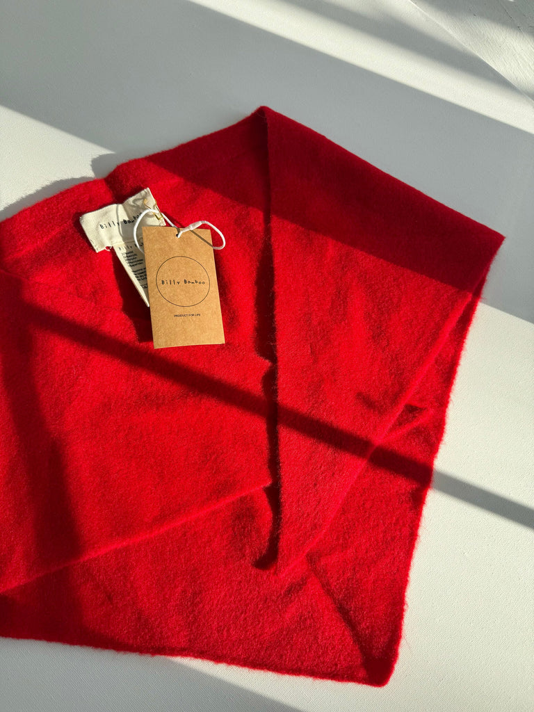 Fuzzy Wool Cravat Scarf | Billy Bamboo