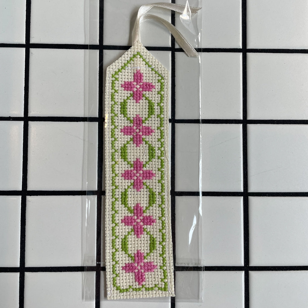 Palestinian Embroidered Flower Bookmarks