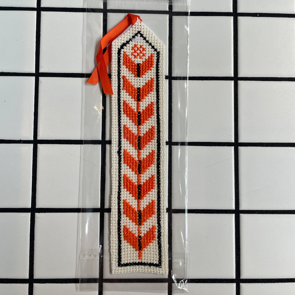 Palestinian Embroidered Flower Bookmarks