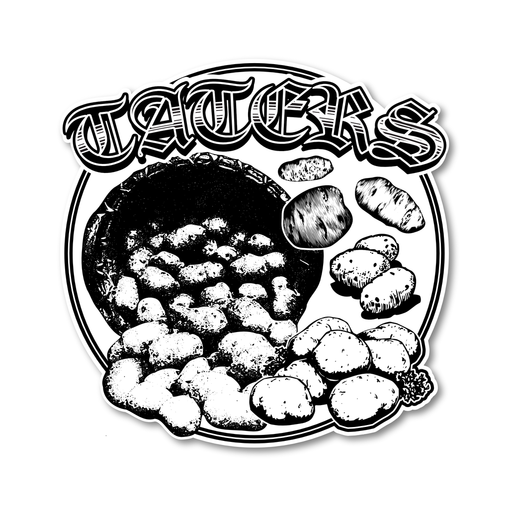 "Taters" Round Sticker