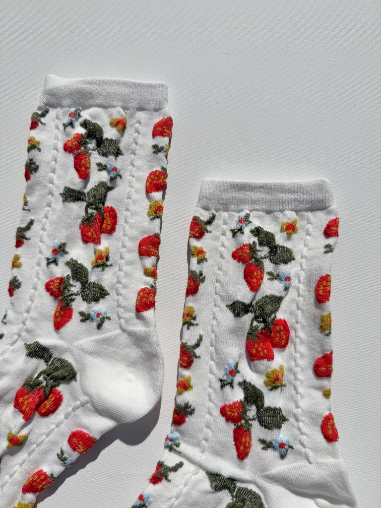 Strawberry Socks | Billy Bamboo
