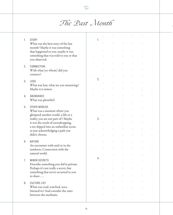 Moon Lists: Questions and Rituals for Self-Reflection