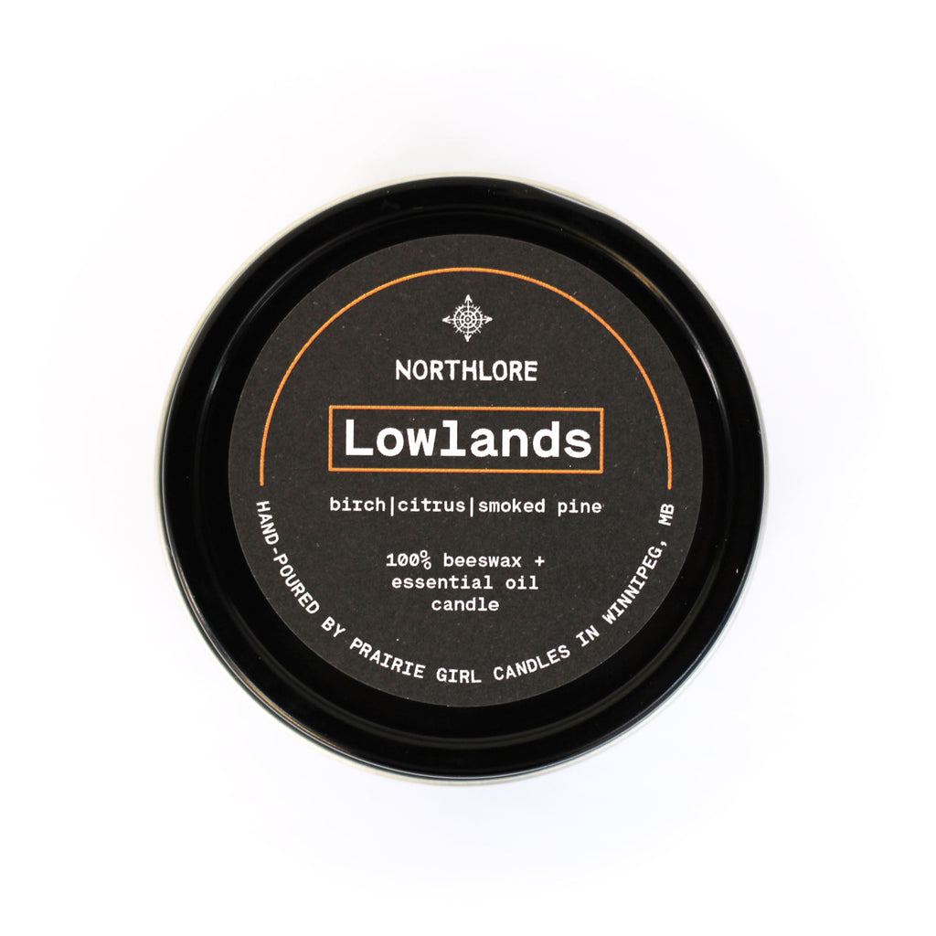 Lowlands Beeswax + Essential Oil Candle