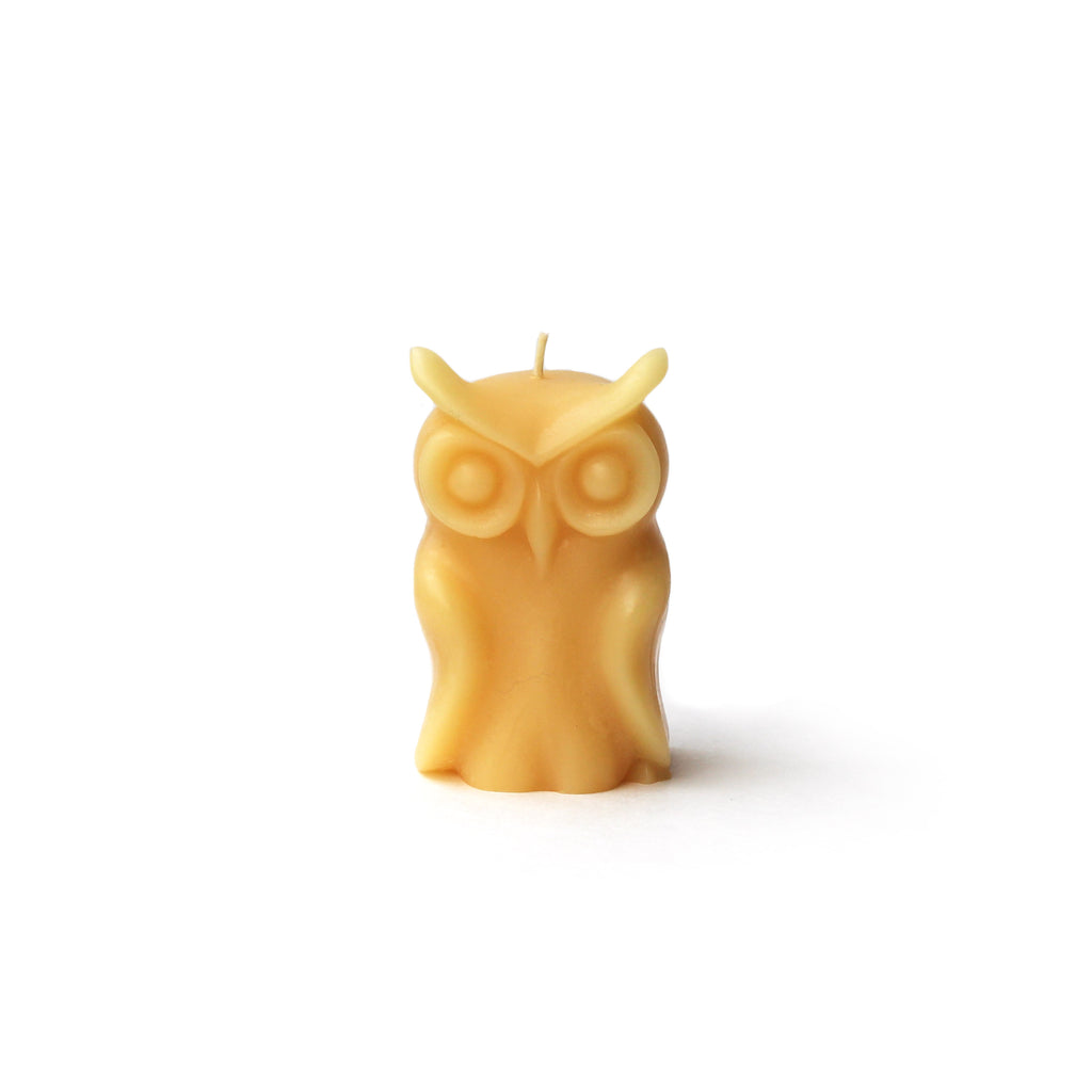 Northern Owl Beeswax Candle